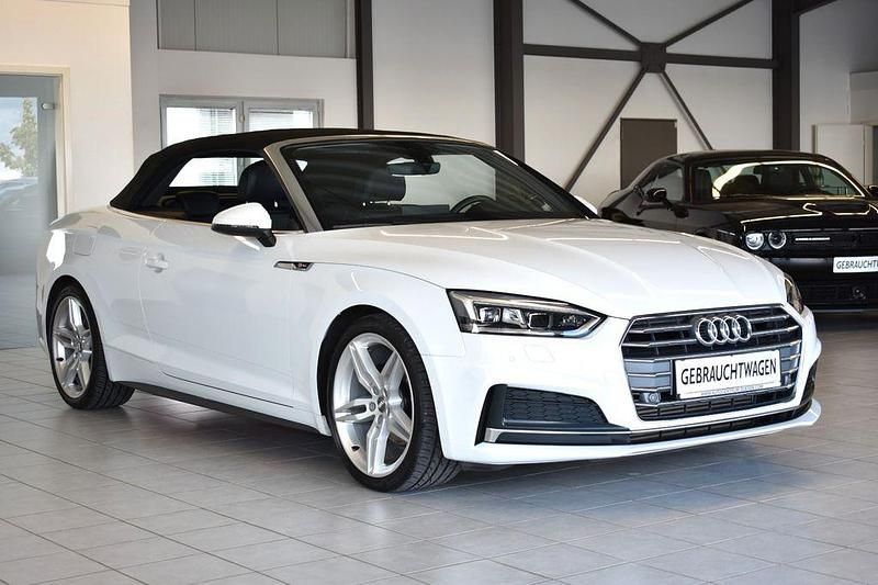 Weiß Gebraucht 2017 Audi A5 Cabriolet S-Line Cabrio | 27.999 € (Fairer Preis) - Bild 1/4