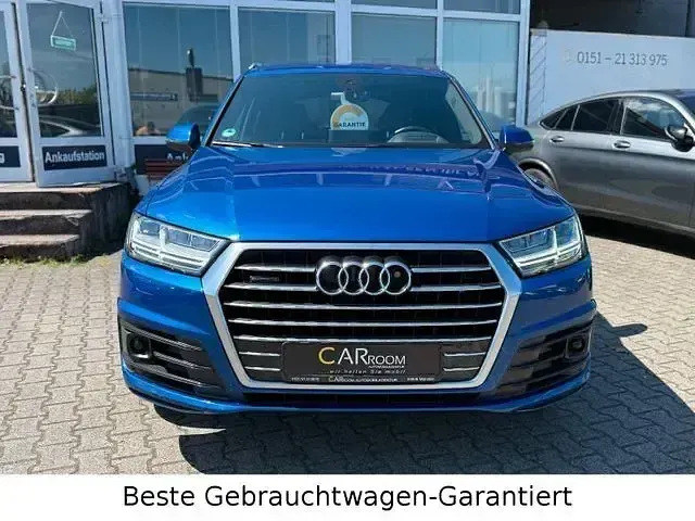 Używany Audi Q7 S-Line 272 KM (200 kW) 2016 Niebieski SUV
