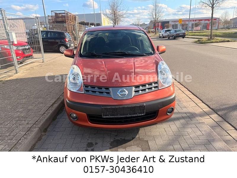 Second-hand Nissan Note Acenta 110 CP (80 kW) 2006 Portocaliu Hatchback