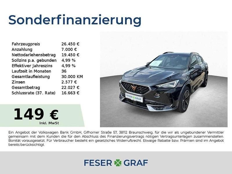 Midnight schwarz metallic Gebraucht 2022 Cupra Formentor SUV | 26.450 € (Fairer Preis) - Bild 1/4