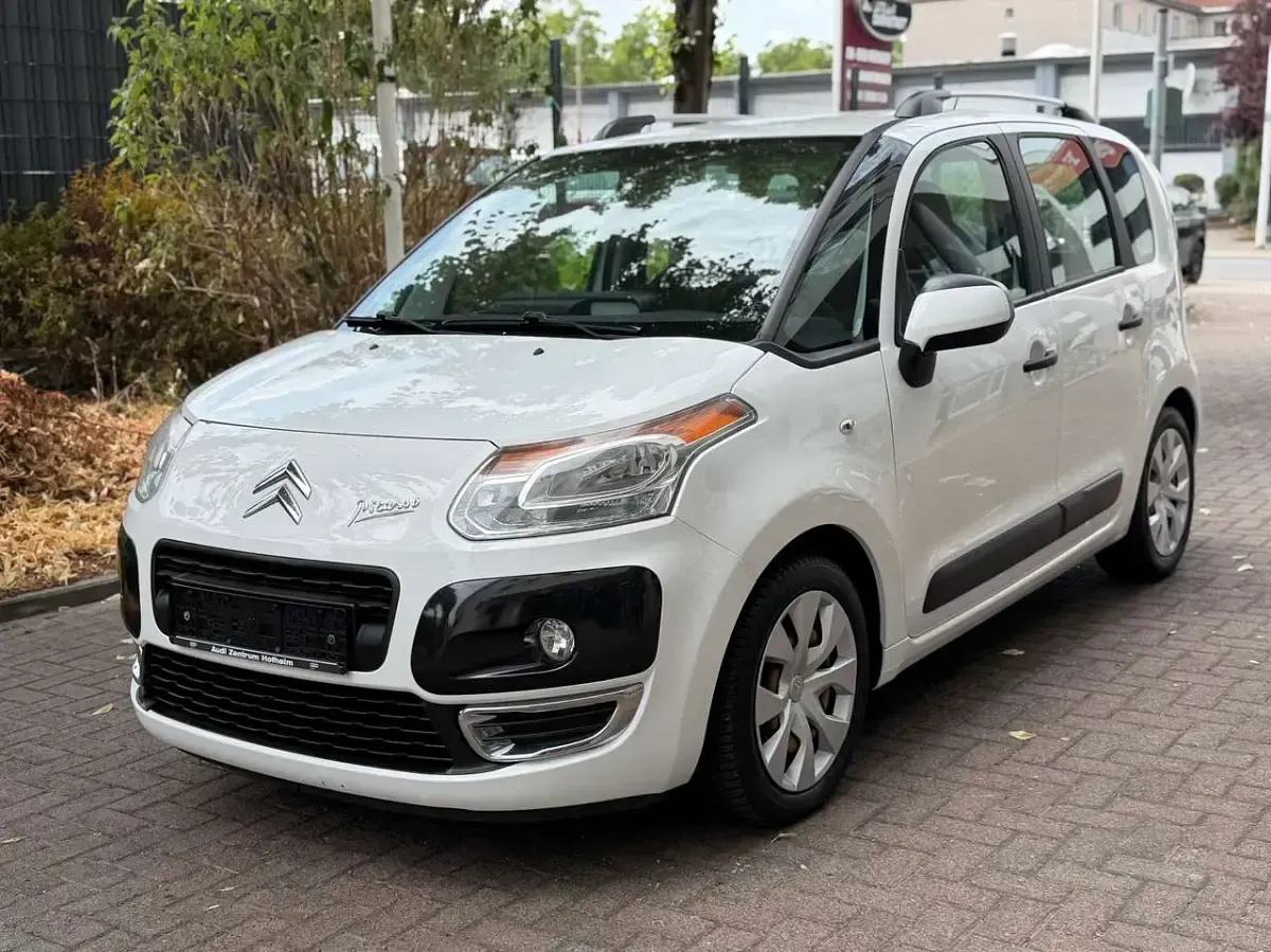 Gebraucht Citroën C3 Picasso Tendance 95 PS (69 kW) 2010 Weiss banquise/deckende l Van / Kleinbus