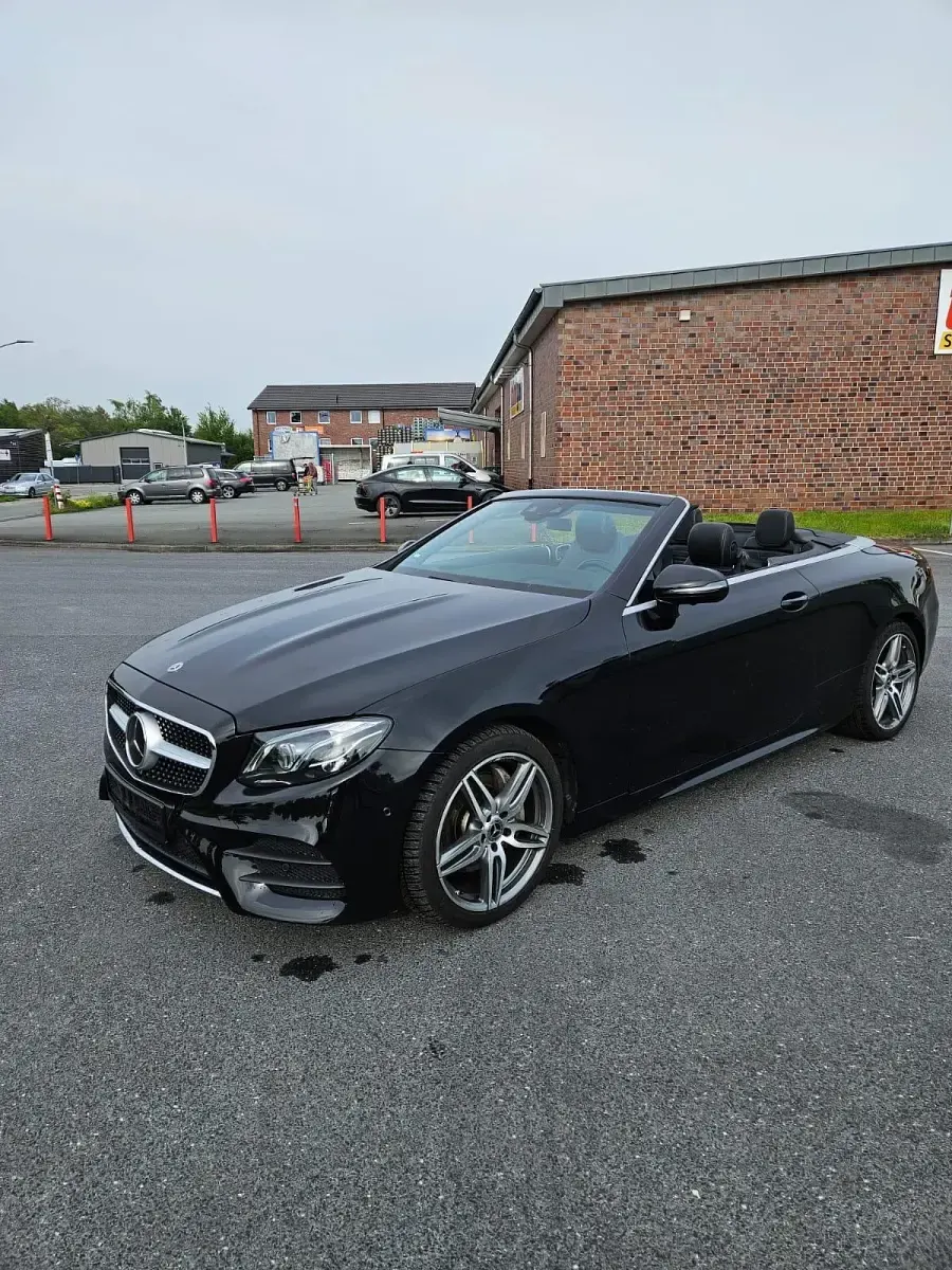 Brugt Mercedes E220 194 HK (142 kW) 2019 Sort Cabriolet
