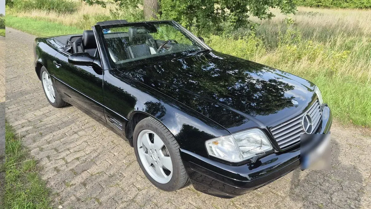 Gebraucht Mercedes SL500 306 PS (225 kW) 2000 Schwarz Cabrio