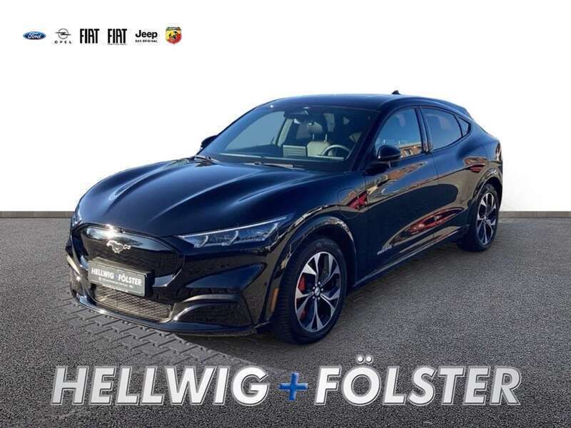 Iridiumschwarz metallic Gebraucht 2021 Ford Mustang Mach-E Extended Range SUV | 32.790 € (Superpreis) - Bild 1/4