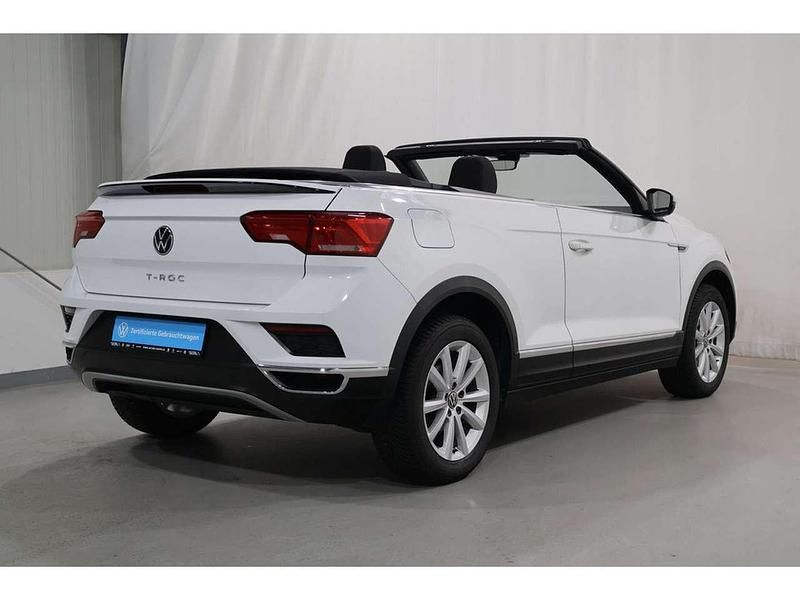 Gebraucht VW T-Roc Cabriolet Active 150 PS (110 kW) 2021 Weiß Cabrio