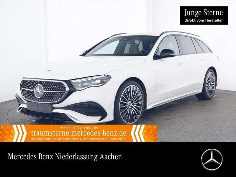 Polarweiß Gebraucht 2024 Mercedes E220 AMG Kombi | 55.980 € (Teuer) - Bild 1/3