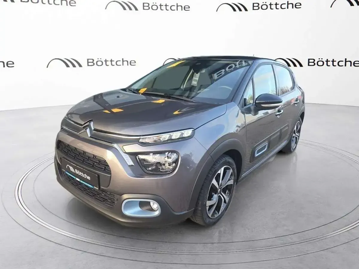Gebraucht Citroën C3 PureTech 110 PS (80 kW) 2023 Lackierung platiniumgrau/meta Limousine