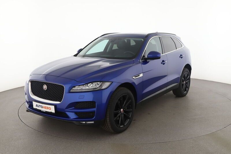 Blau Gebraucht 2018 Jaguar F-Pace Prestige SUV | 23.740 € (Fairer Preis) - Bild 1/4