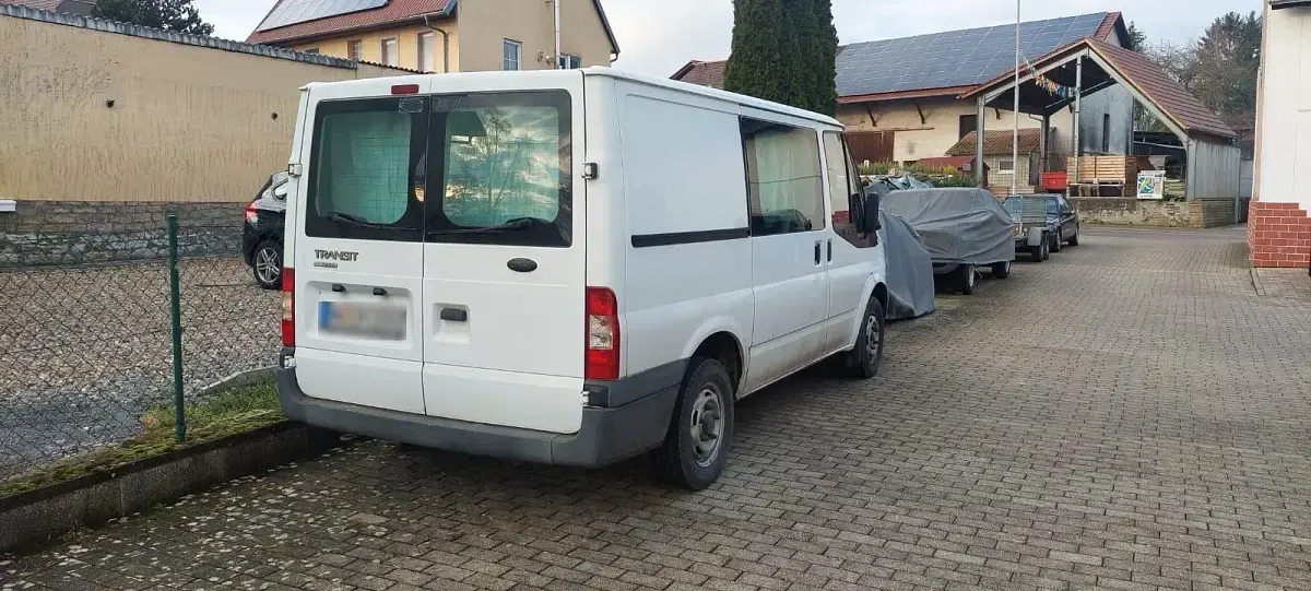 Gebraucht Ford Transit Tourneo 85 PS (62 kW) 2008 Weiß Van / Kleinbus
