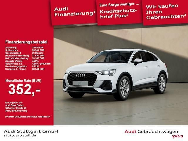 Gletscherweiß metallic Gebraucht 2024 Audi Q3 Sportback Ambiente SUV | 36.940 € (Guter Preis) - Bild 1/1