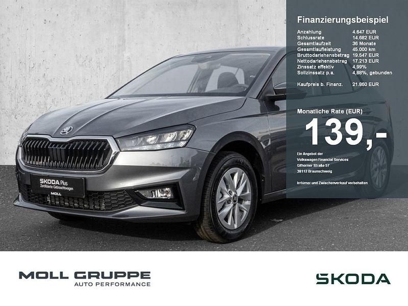 Graphitegrau metallic Neu 2025 Skoda Fabia Selection Limousine | 21.860 € (Guter Preis) - Bild 1/4