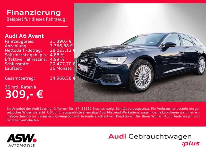 Gebraucht Audi A6 Design 265 PS (194 kW) 2022 Firmamentblau metallic Kombi
