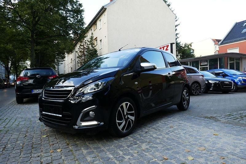 Schwarz Gebraucht 2015 Peugeot 108 Kleinwagen | 8.499 € (Teuer) - Bild 1/4