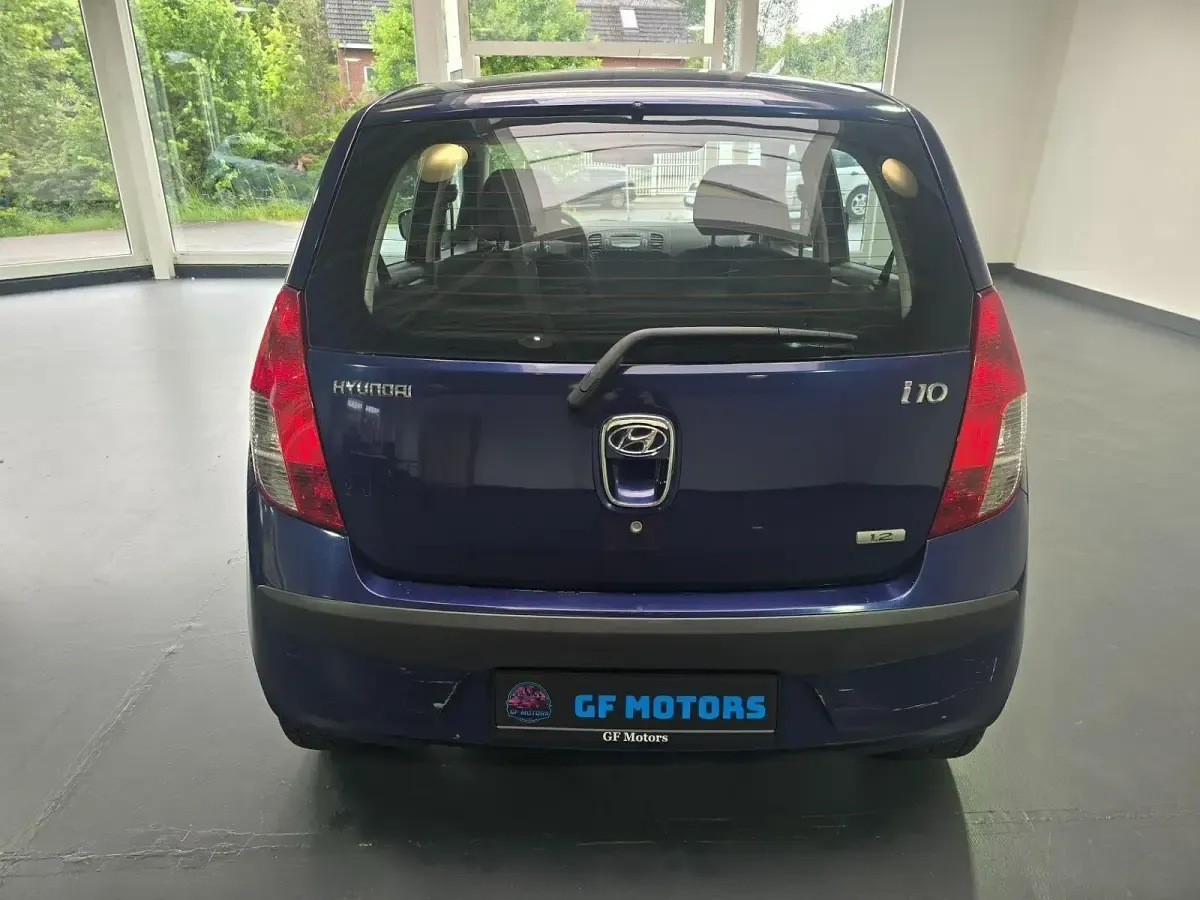 Gebraucht Hyundai i10 Style 77 PS (56 kW) 2008 Blau Kleinwagen