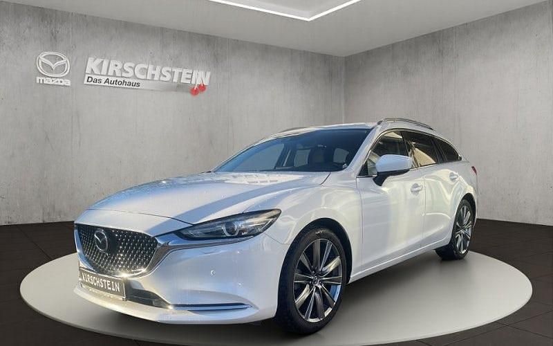 Gebraucht Mazda 6 Sports-Line 194 PS (142 kW) 2019 Snowflake white pearl Kombi