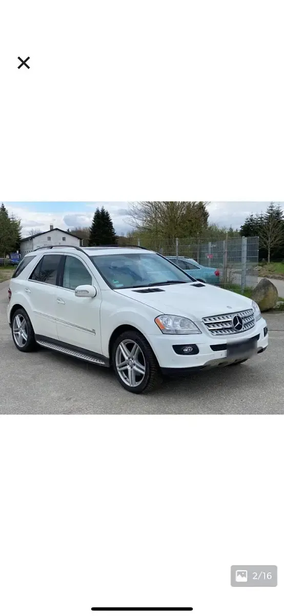 Gebraucht Mercedes ML500 306 PS (225 kW) 2007 Weiß SUV
