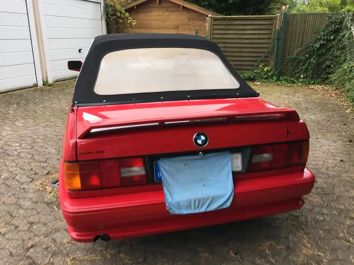 Gebraucht BMW 318 Cabriolet 100 PS (73 kW) 1990 Rot Cabrio