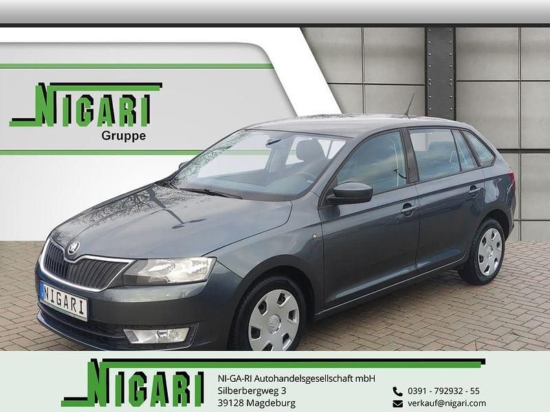 Grau Gebraucht 2015 Skoda Rapid Ambition Limousine | 7.390 € (Fairer Preis) - Bild 1/4