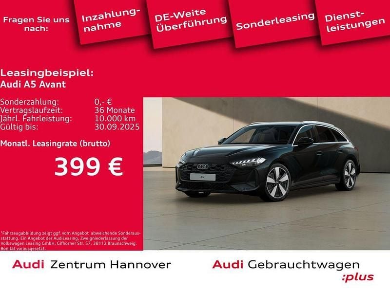 0e mythosschwarz metallic Gebraucht 2025 Audi A5 Sport Coupé | 43.500 € (Superpreis) - Bild 1/4