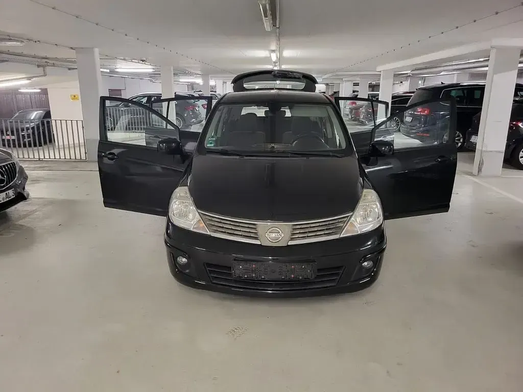Gebraucht Nissan Tiida Acenta 126 PS (92 kW) 2008 Schwarz Limousine