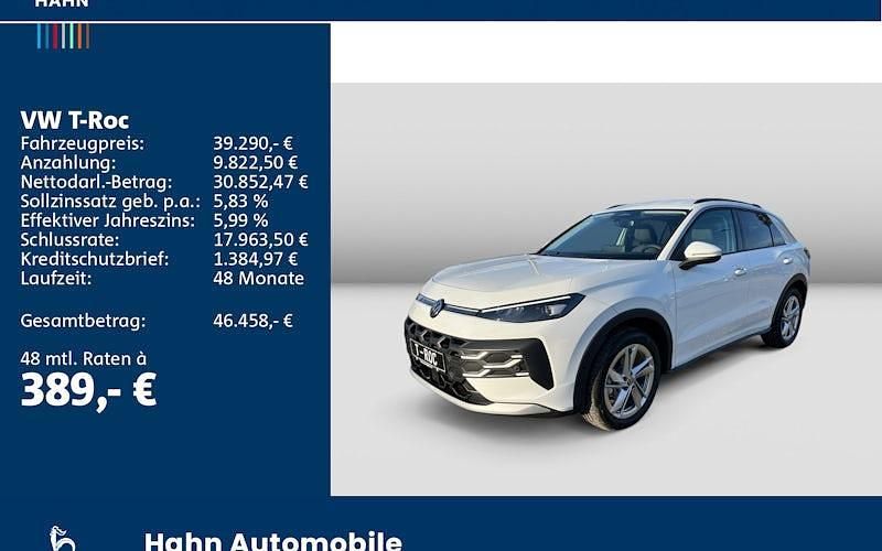 Neu VW T-Roc Life 150 PS (110 kW) 2026 Weiß SUV