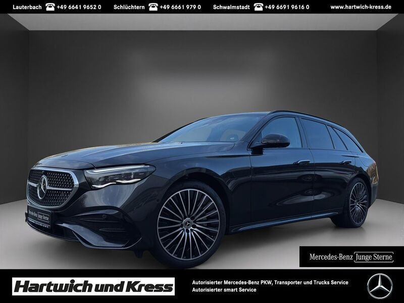Olivgruen matt Gebraucht 2024 Mercedes E300 AMG Line Premium Kombi | 66.390 € (Teuer) - Bild 1/4