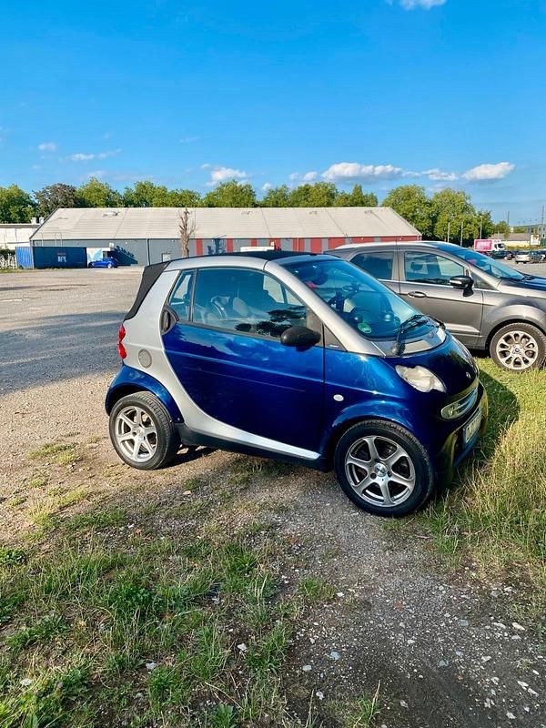 Blau Gebraucht 2004 Smart ForTwo Cabrio Cabrio | 1.800 € (Guter Preis) - Bild 1/4