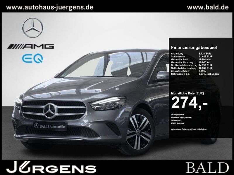 Gebraucht Mercedes B220 Progressive 190 PS (139 kW) 2022 Metalliclack mountaingrau Van / Kleinbus