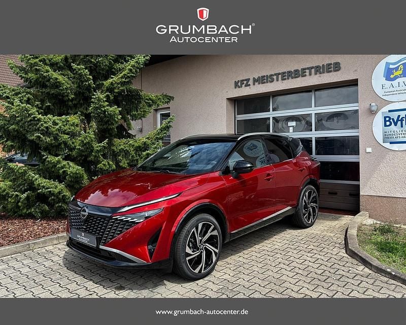 (yau) fuji sunset red (nbv) dach black (kh3) Neu 2025 Nissan Qashqai Tekna+ SUV | 32.850 € (Guter Preis) - Bild 1/4