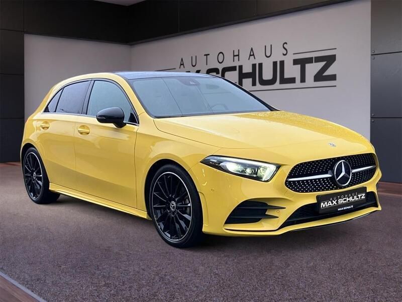 Gebraucht Mercedes A200 AMG 163 PS (119 kW) 2023 Gelb Kleinwagen