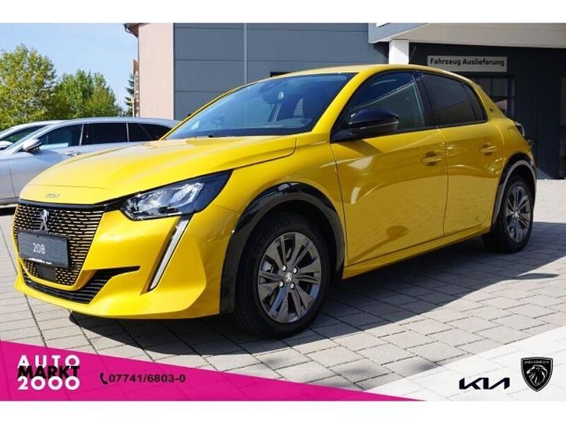 Gelb Gebraucht 2023 Peugeot e-208 Allure Kleinwagen | 24.850 € (Fairer Preis) - Bild 1/4