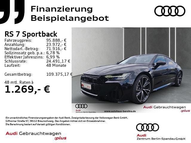 Gebraucht 2023 Audi RS7 Ambiente Kleinwagen | 95.888 € (Fairer Preis) - Bild 1/4