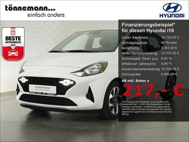 Weiss Gebraucht 2024 Hyundai i10 Trend Kleinwagen | 16.724 € (Fairer Preis) - Bild 1/4