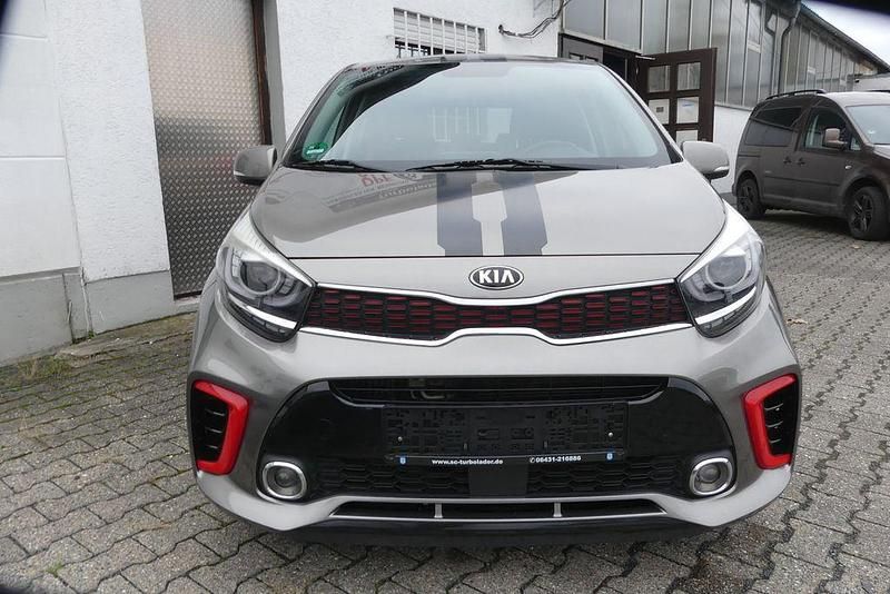 Silber Gebraucht 2018 Kia Picanto GT-Line Kleinwagen | 7.990 € (Guter Preis) - Bild 1/4