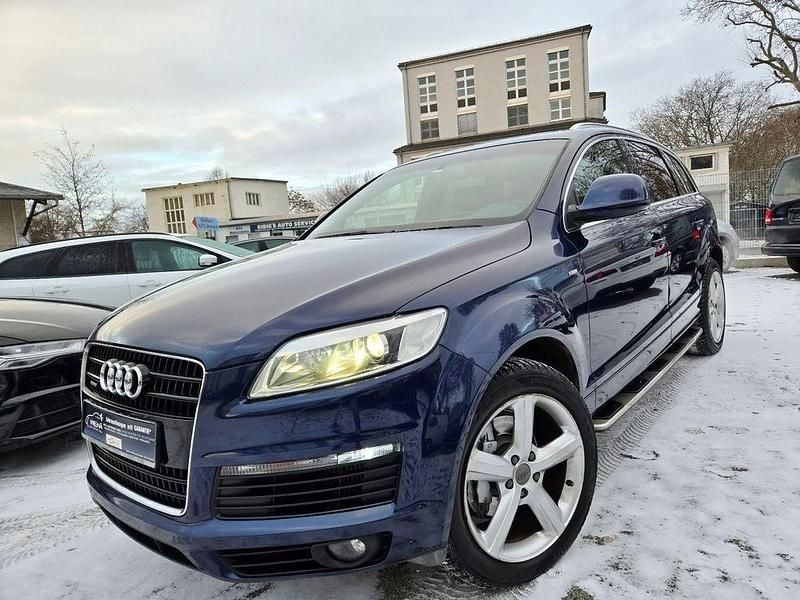 Blau Gebraucht 2008 Audi Q7 S-Line SUV | 7.990 € (Superpreis) - Bild 1/4