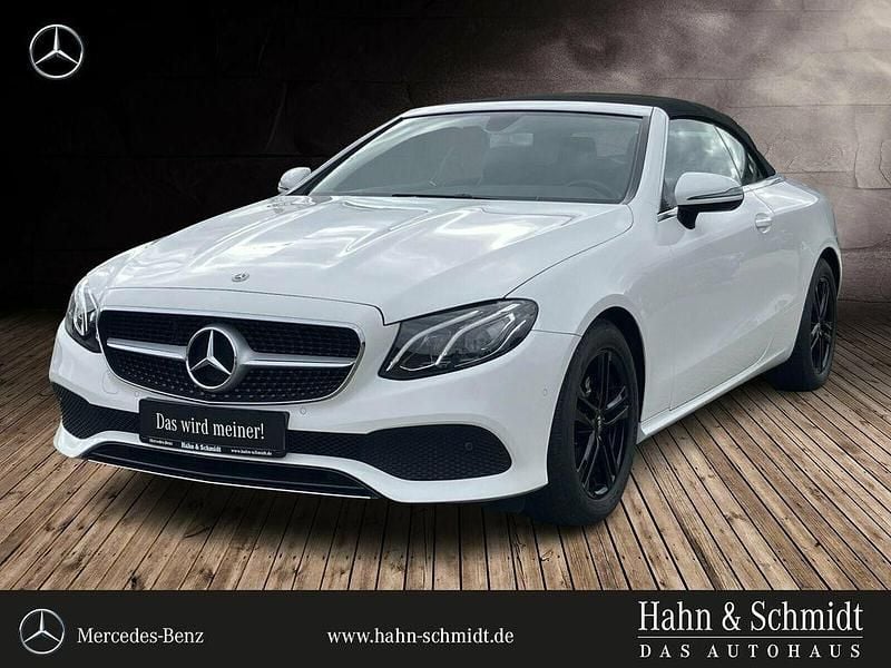 Gebraucht Mercedes E200 184 PS (135 kW) 2019 Unilack polarweiß Cabrio