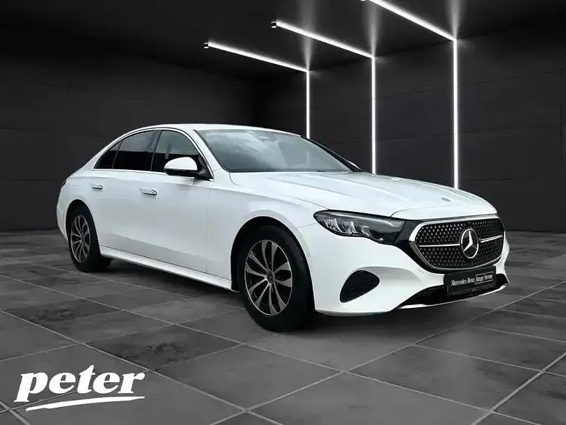 Gebraucht Mercedes E200 Advanced 204 PS (150 kW) 2024 Unilack polarweiß Limousine