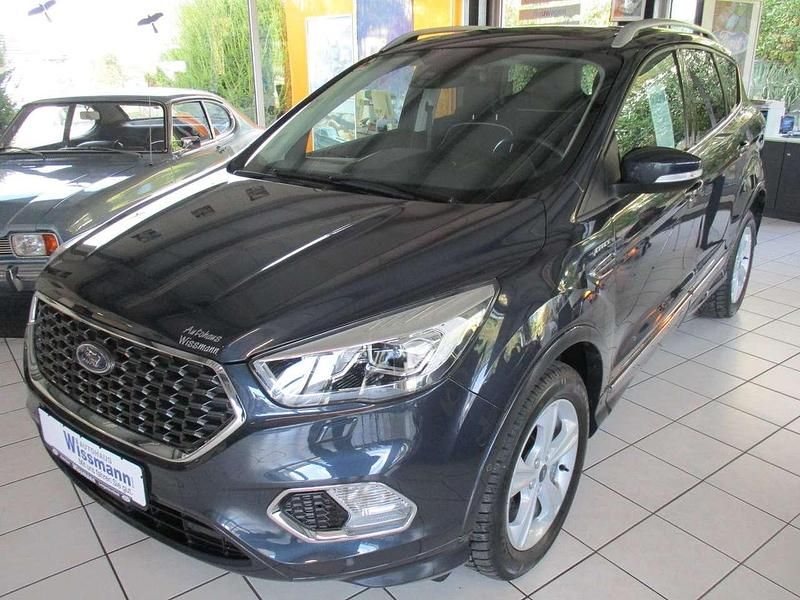 Pantherblau metallic Gebraucht 2019 Ford Kuga Vignale SUV | 20.500 € (Teuer) - Bild 1/4