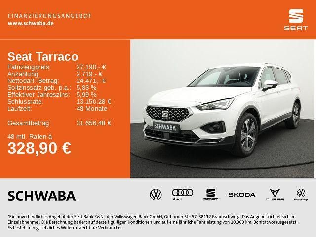 Oryx weiss perlmutteffekt Gebraucht 2021 Seat Tarraco XCELLENCE SUV | 27.190 € (Fairer Preis) - Bild 1/4