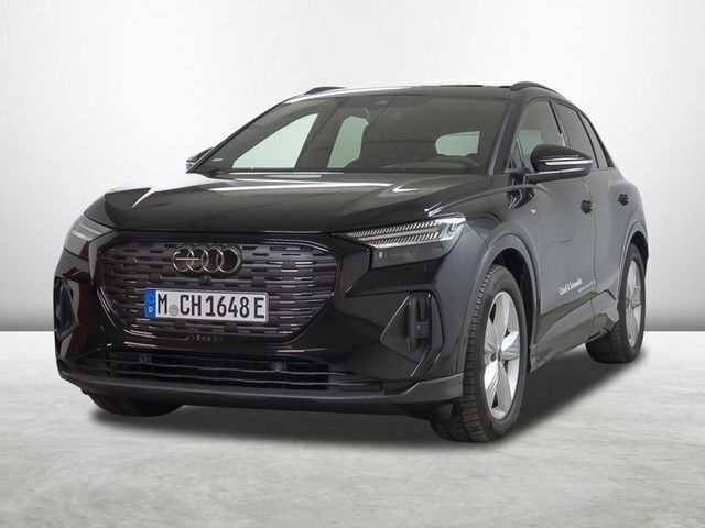 Mythosschwarz metallic Gebraucht 2025 Audi Q4 e-tron S-Line SUV | 64.153 € - Bild 1/4