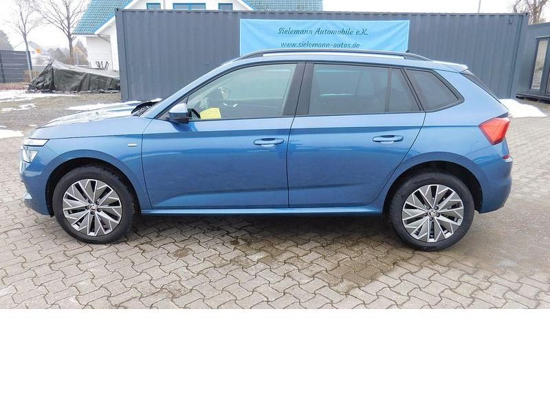 Gebraucht Skoda Kamiq 110 PS (80 kW) 2021 Titanblau g5wblau SUV