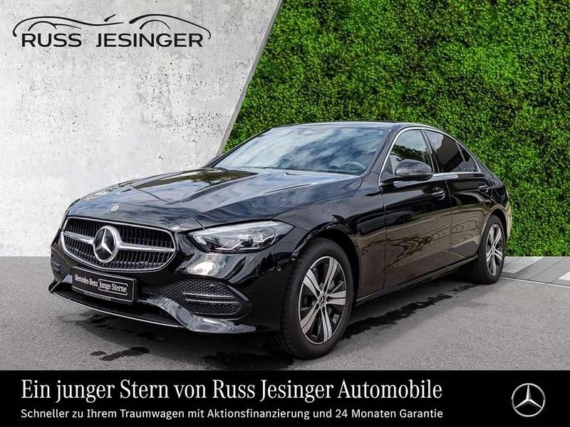 Obsidianschwarz metallic Gebraucht 2024 Mercedes C300e Avantgarde Limousine | 40.880 € (Superpreis) - Bild 1/2