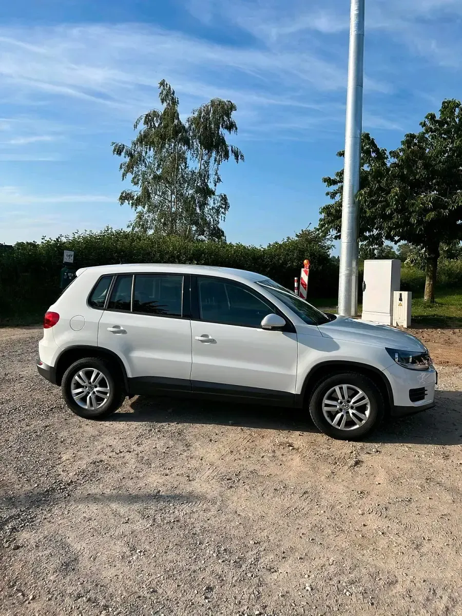 Gebraucht VW Tiguan Trendline 125 PS (91 kW) 2016 Weiß SUV