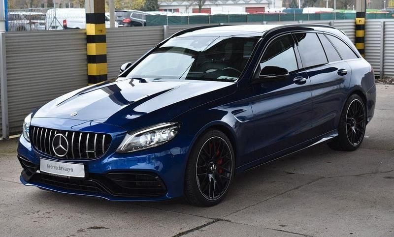Blau Gebraucht 2020 Mercedes C63S AMG AMG Limousine | 59.999 € (Superpreis) - Bild 1/4