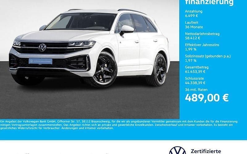 Weiß Gebraucht 2024 VW Touareg R-line SUV | 64.911 € (Superpreis) - Bild 1/4