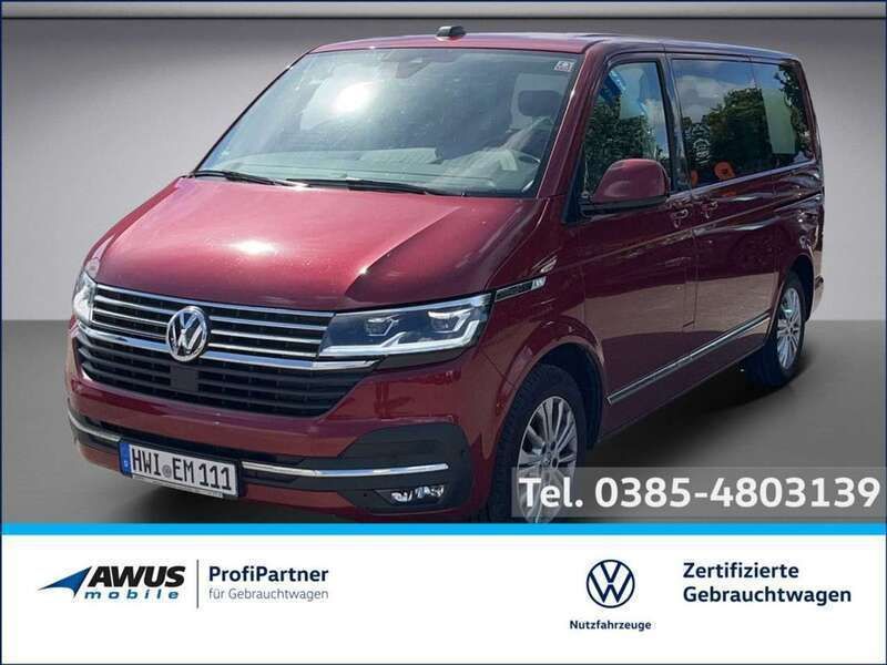 Rot Gebraucht 2021 VW T6.1 Highline Van | 53.890 € (Teuer) - Bild 1/3