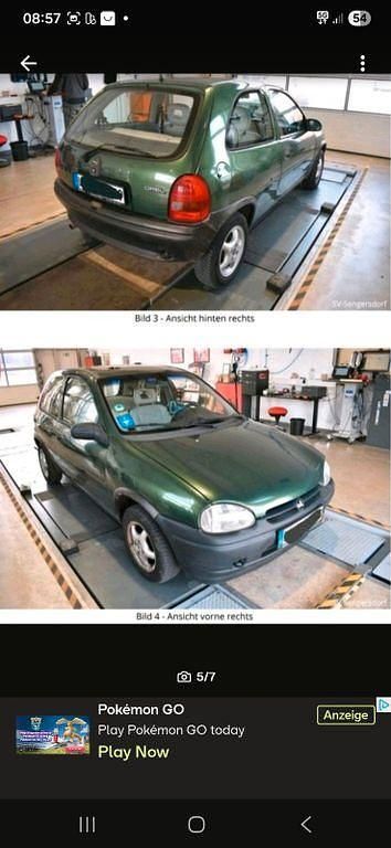 Gebraucht Opel Corsa 60 PS (44 kW) 1996 Grün Kleinwagen