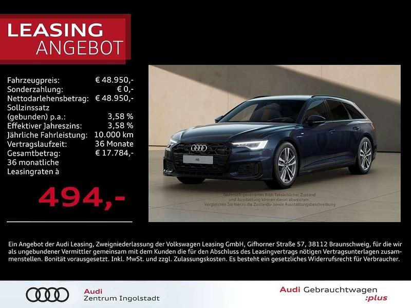 Firmamentblau metallic Gebraucht 2025 Audi A6 S-Line Kombi | 48.950 € (Superpreis) - Bild 1/3