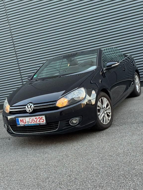 Schwarz Gebraucht 2014 VW Golf Cabriolet Life Cabrio | 6.200 € (Superpreis) - Bild 1/4