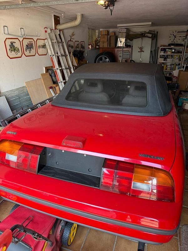 Gebraucht Ford Capri 101 PS (74 kW) 1991 Rot Cabrio